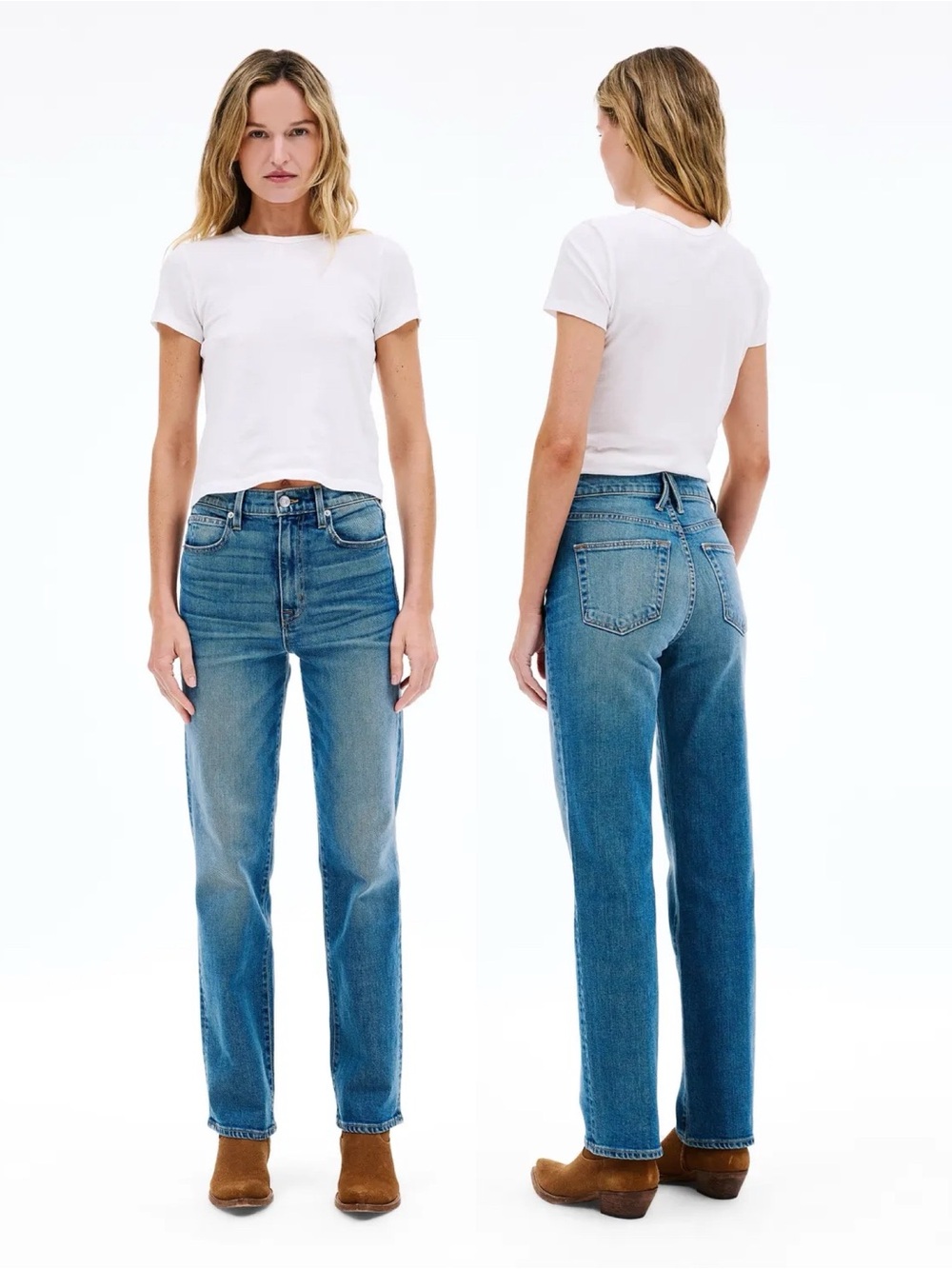 SLVRLAKE | London Jean in Bluebird Wash 30